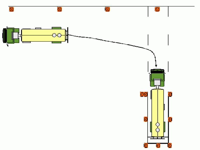 How to Complete the Alley Dock Maneuver for a Truck Trailer