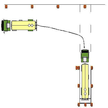 How to Complete the Alley Dock Maneuver for a Truck Trailer
